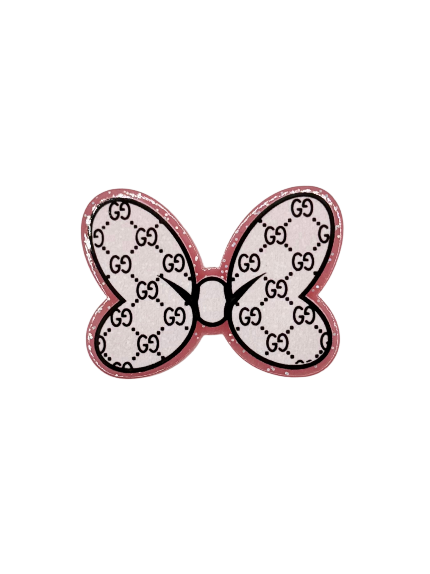 White Bow Acrylic