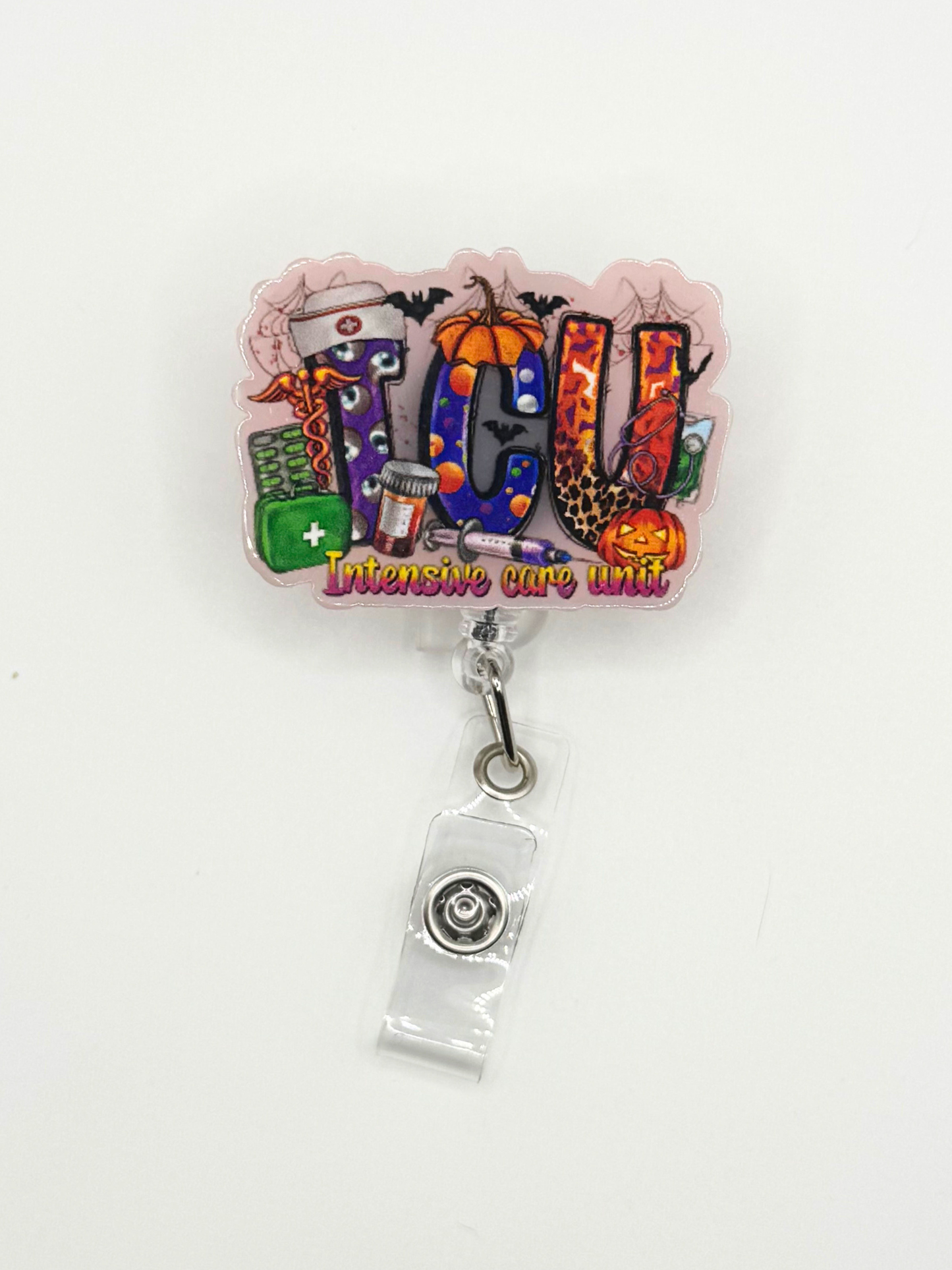 Halloween ICU Badge Reel