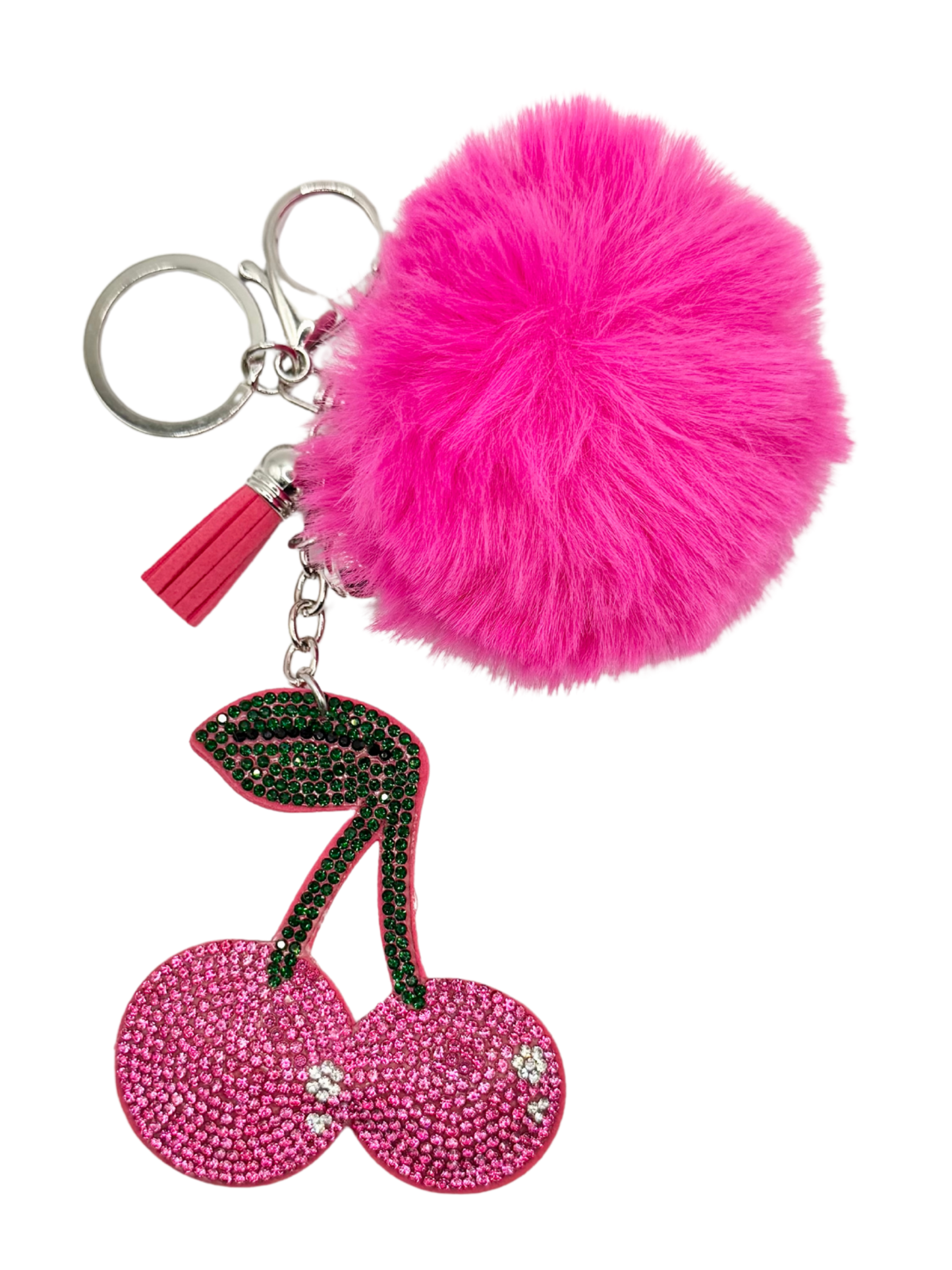 Fruit Rhinestone Keychain