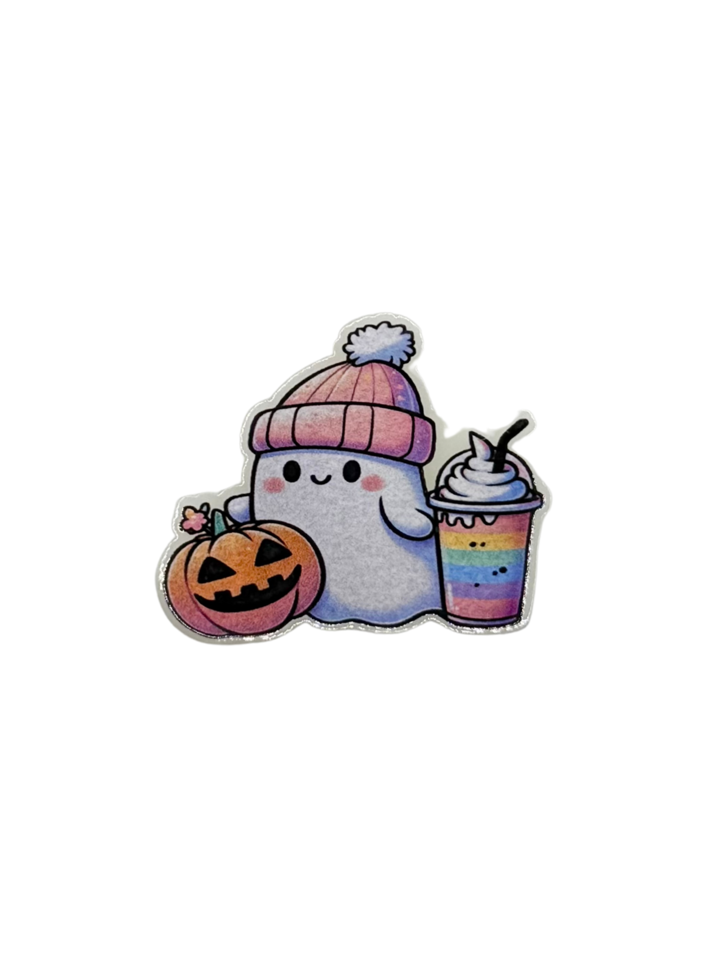 Ghost Pumpkin Drink Acrylic