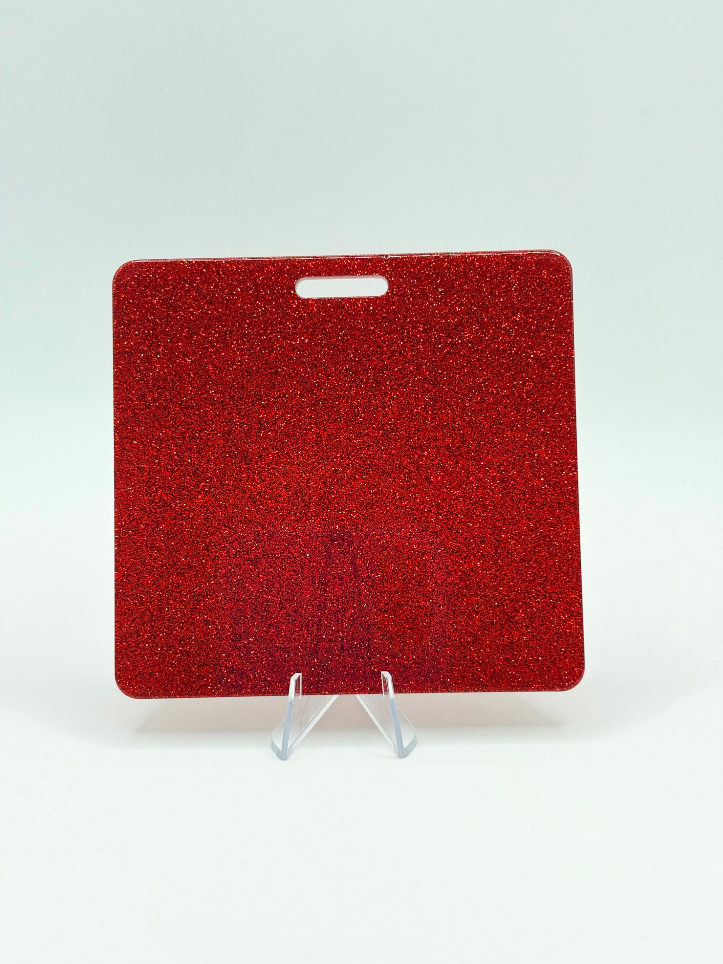 Red Glitter Badge Buddy