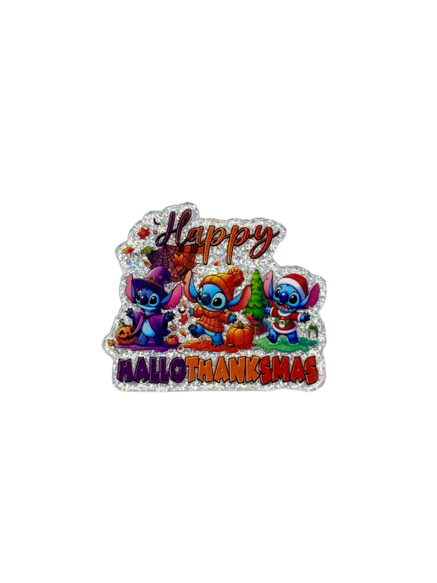 Alien Happy Hallothanksmas Acrylic