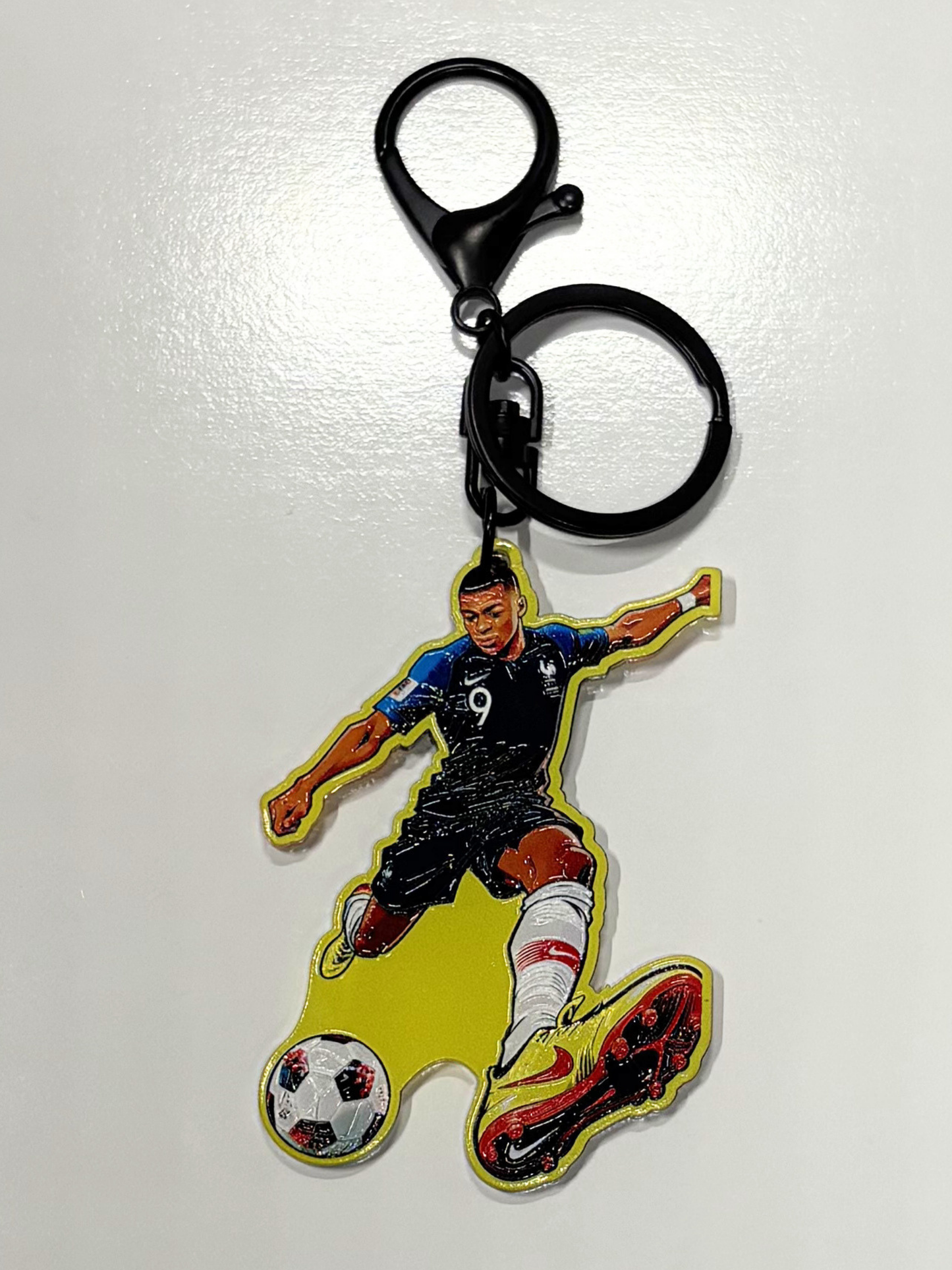 #5 Soccer Player 9 Keychain
