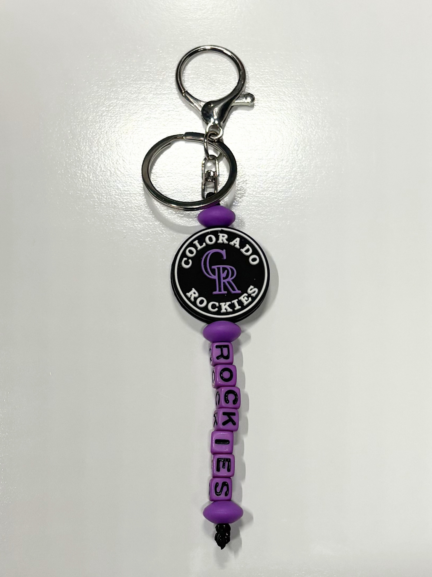 #2 CO Baseball Keychain