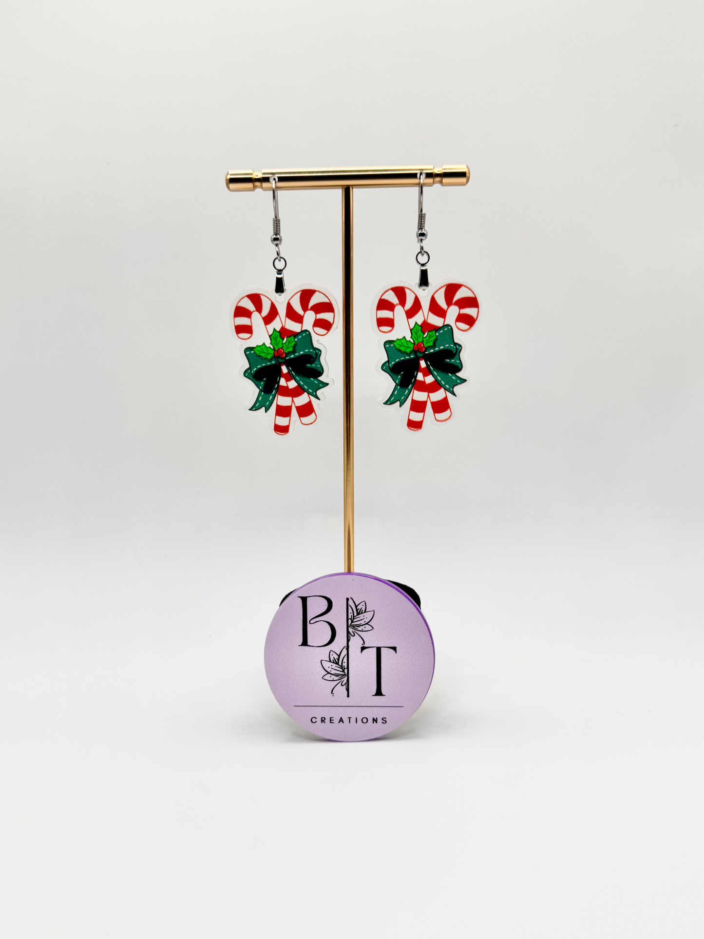 Candy Cane Earrings