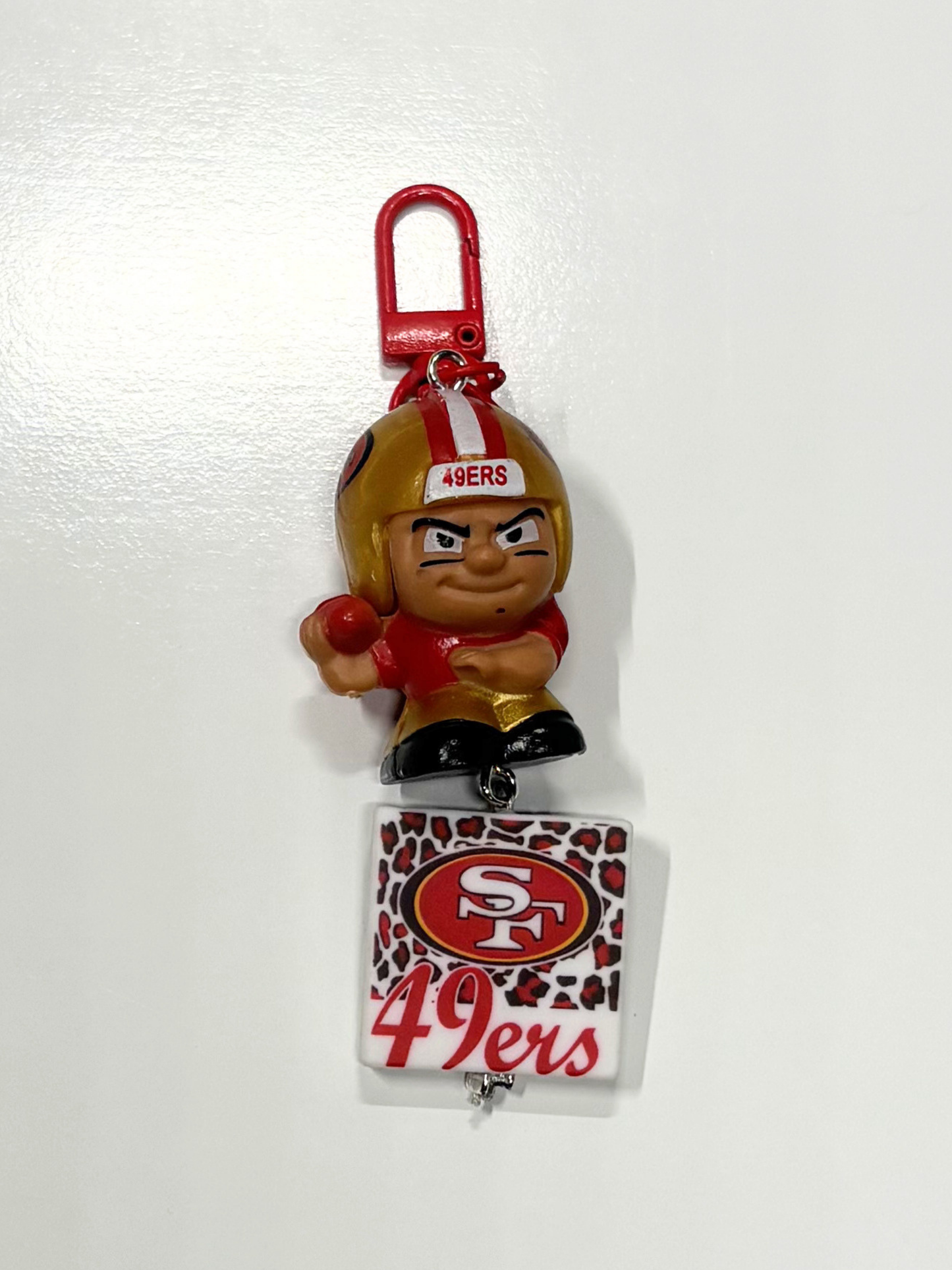 #27 SF Football Keychain