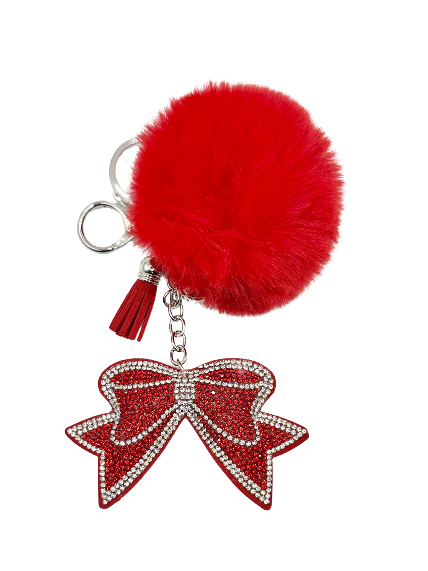 Bow Rhinestone Keychain