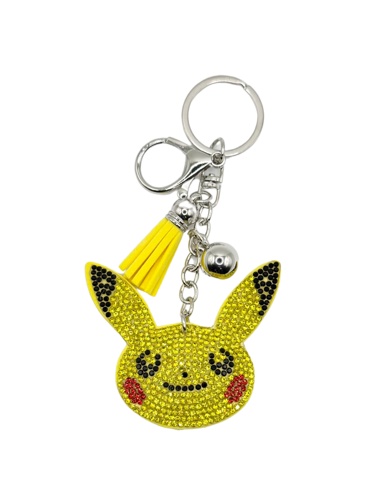 Pika Rhinestone Keychain