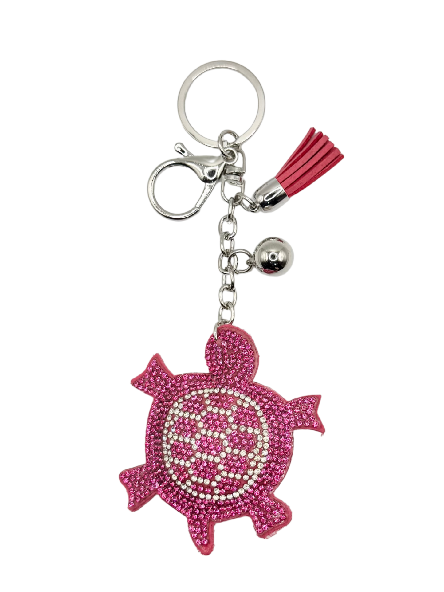 Turtle Rhinestone Keychain
