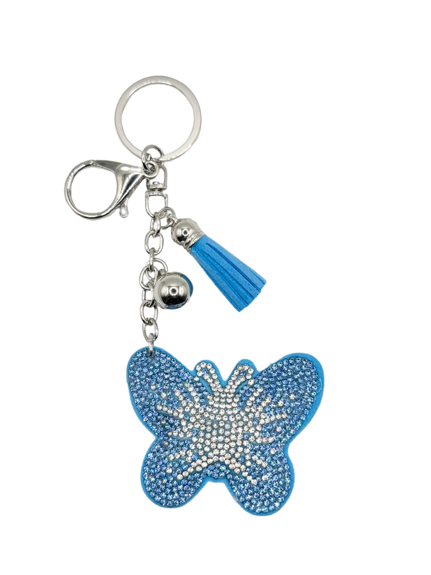 Butterfly Rhinestone Keychain