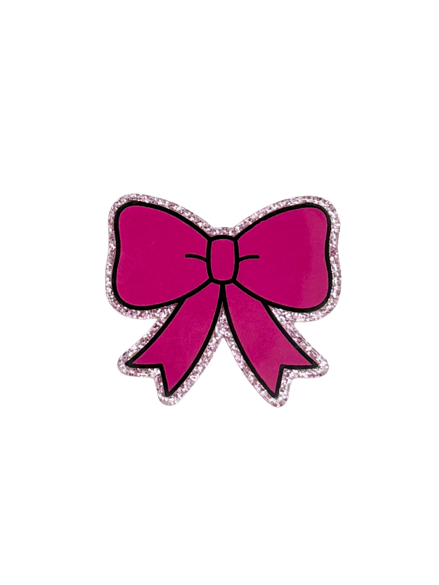 Pink Bow Acrylic