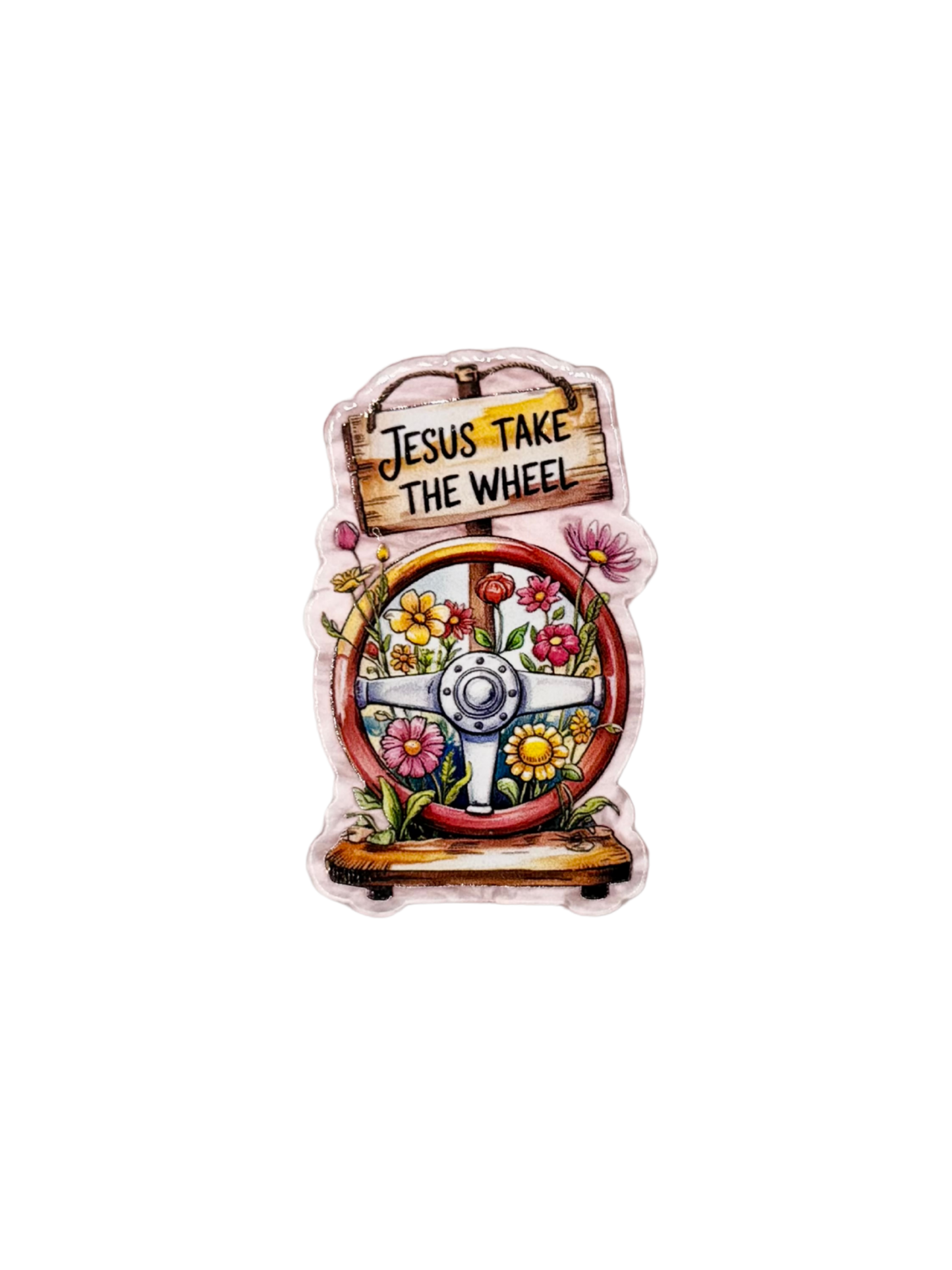 Jesus Take The Wheel Acrylic