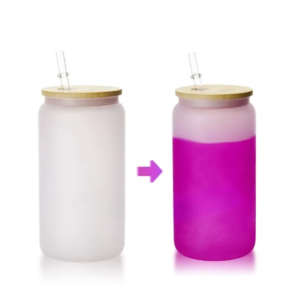 16oz Glass Color Changing
