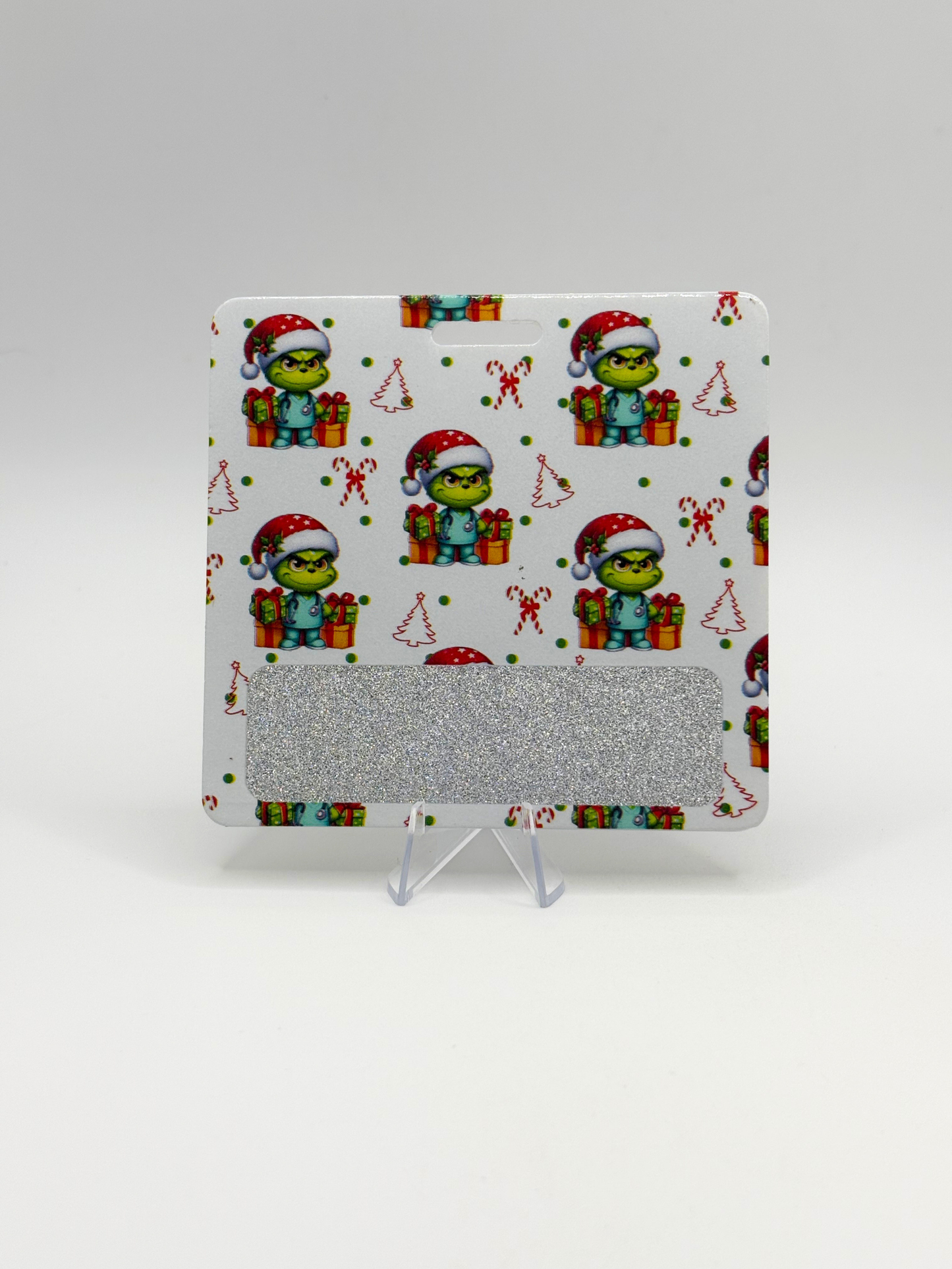 Grinch Badge Buddy