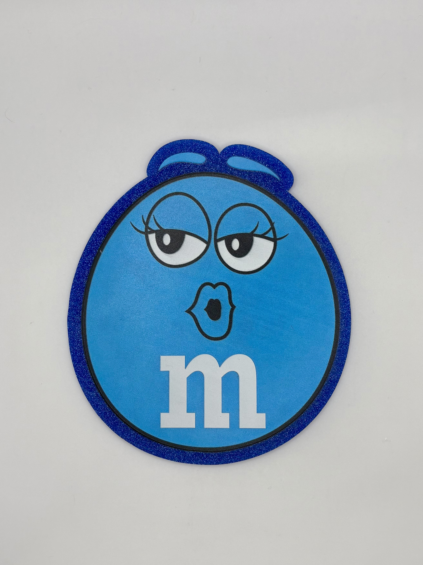 Blue M&M Acrylic