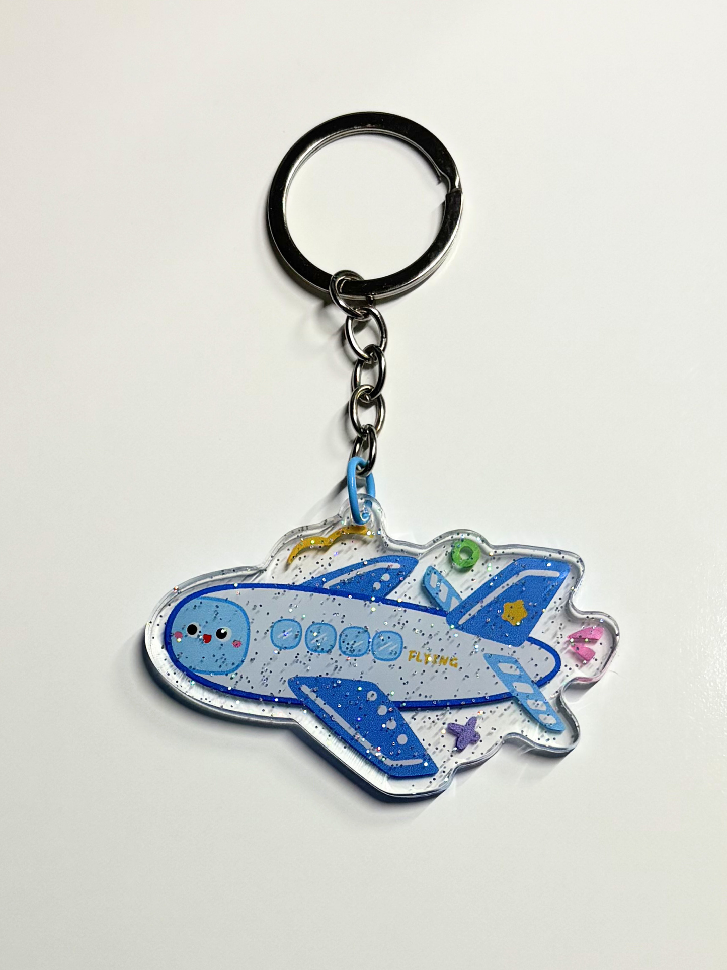#24 Airplane Keychain