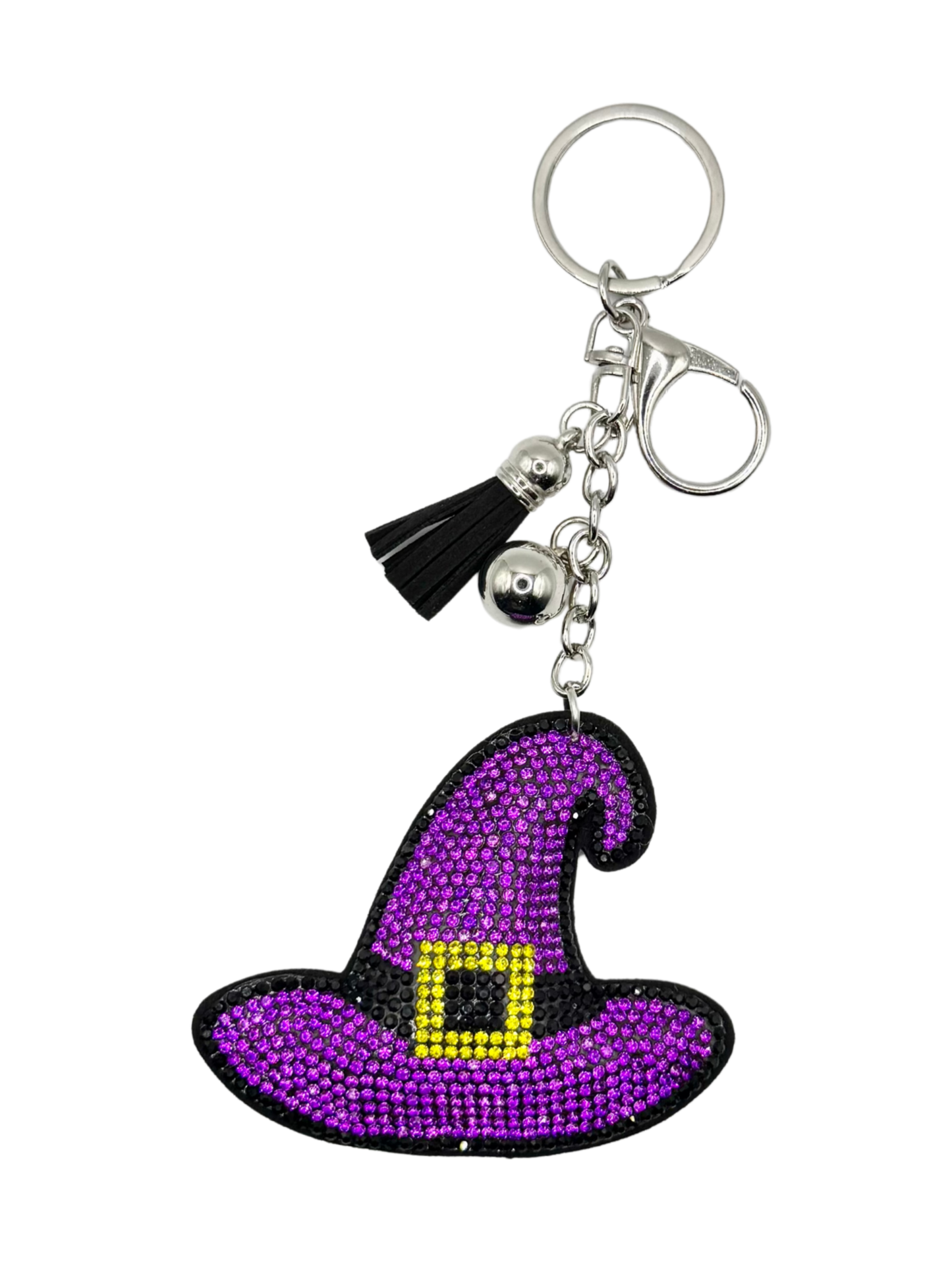 Witch Hat Rhinestone Keychain