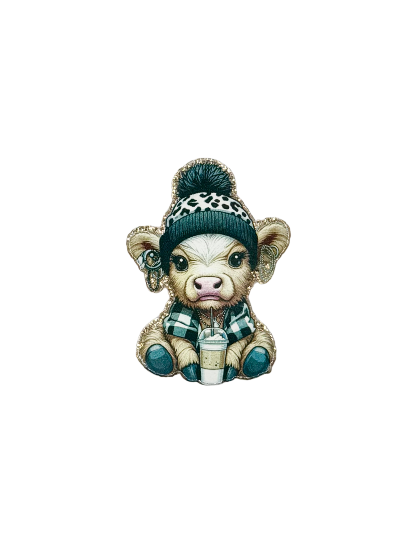 Light Brown Cow Acrylic