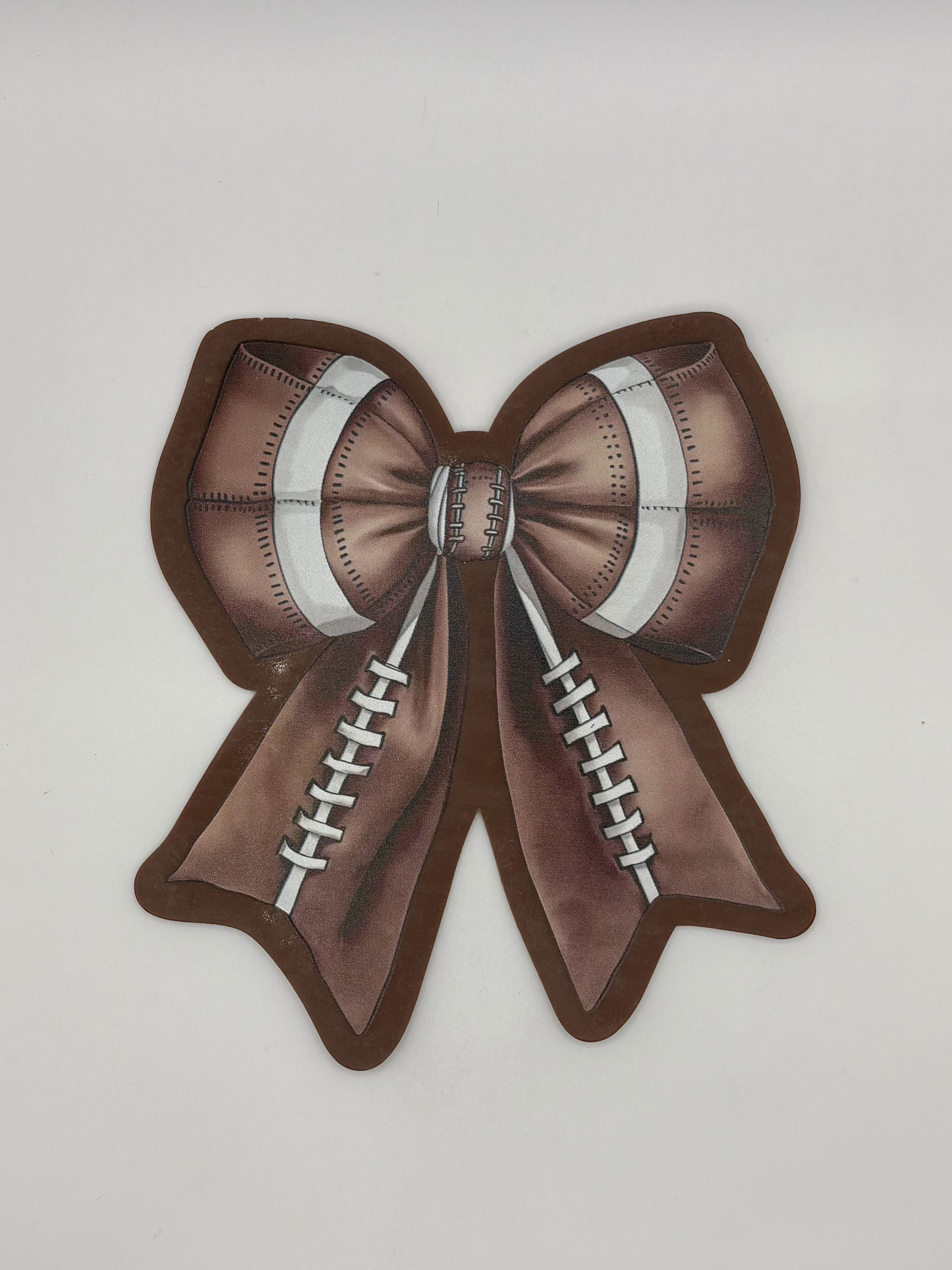 Football Bow Acrylic