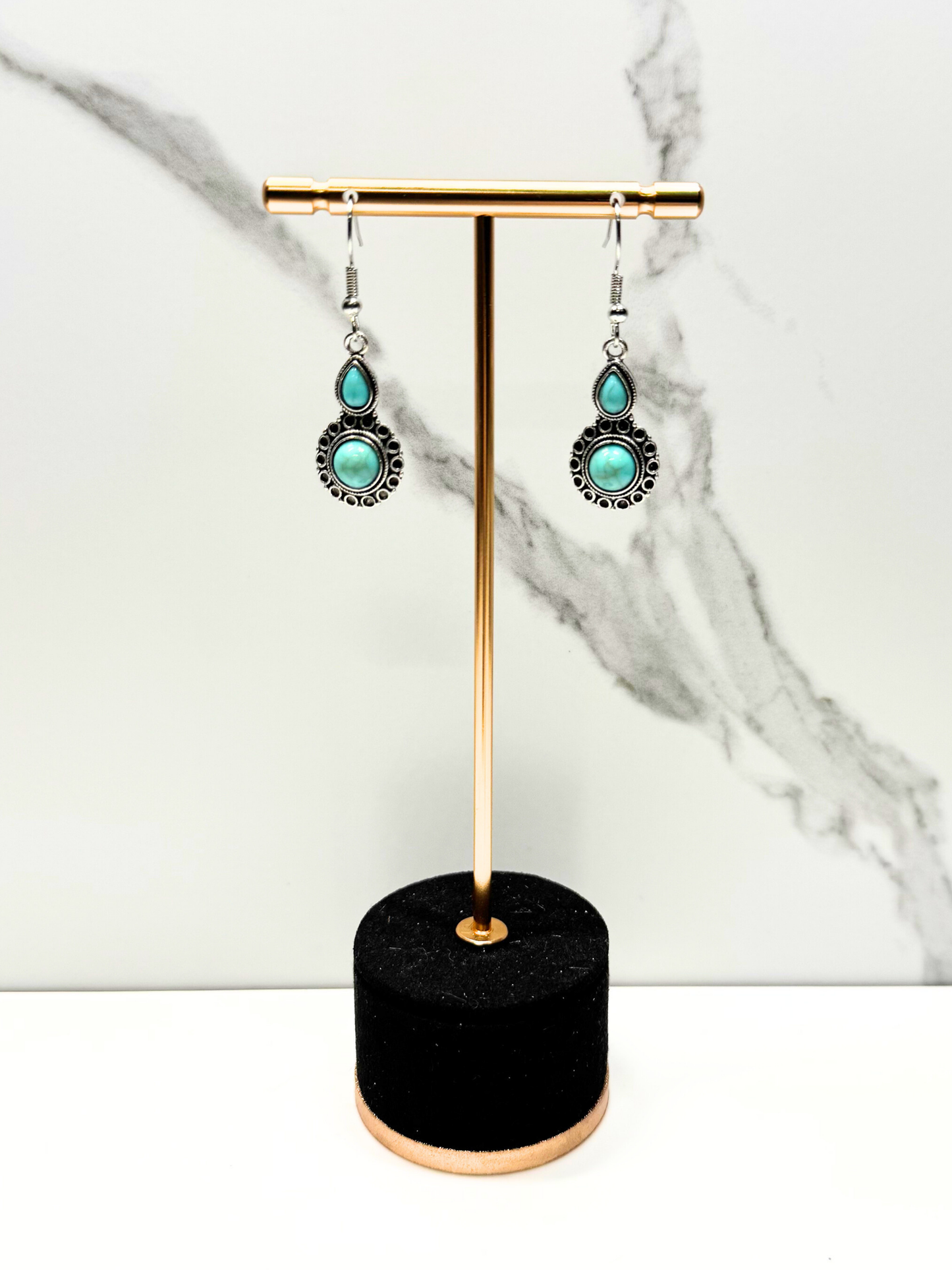 Turquoise Boho Earrings