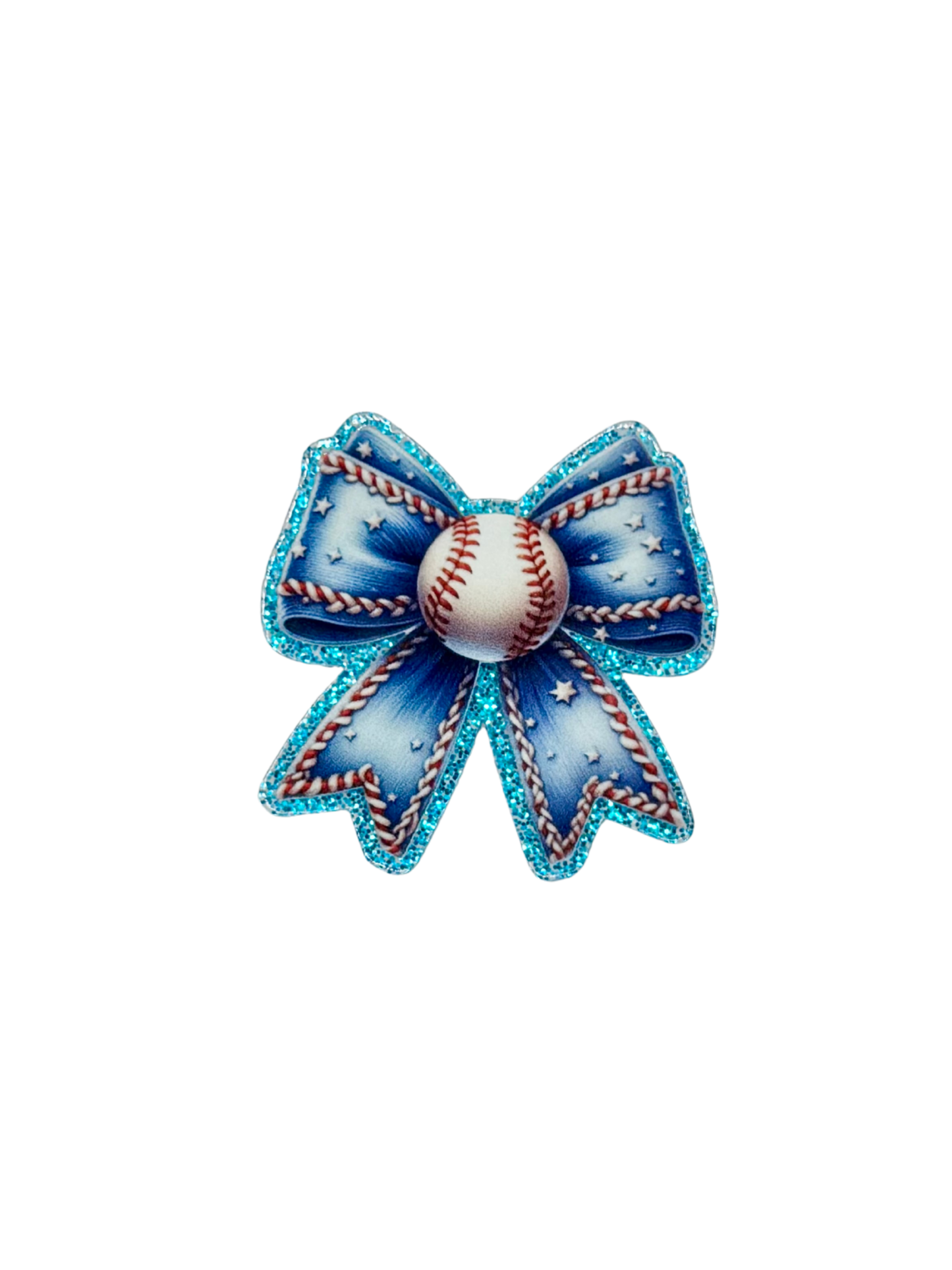 Baseball Bow Acrylic