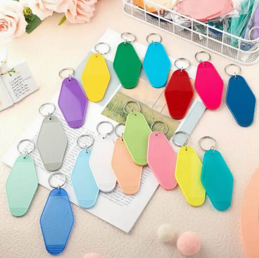 Custom Motel Keychain