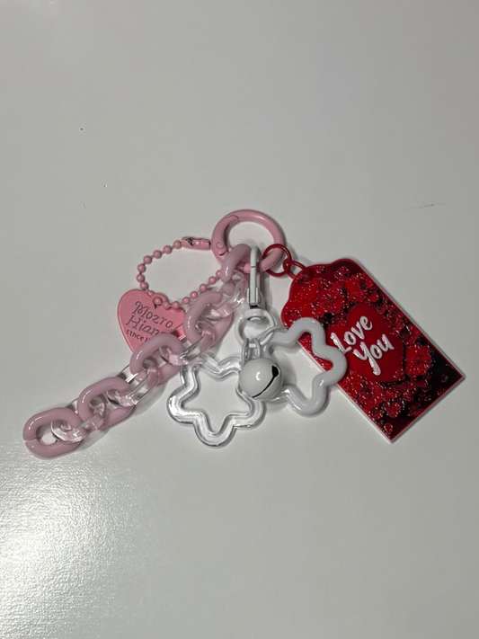 #1 Love You Keychain