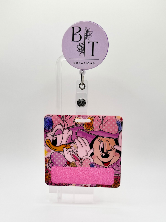 Mouse & Duck Badge Buddy