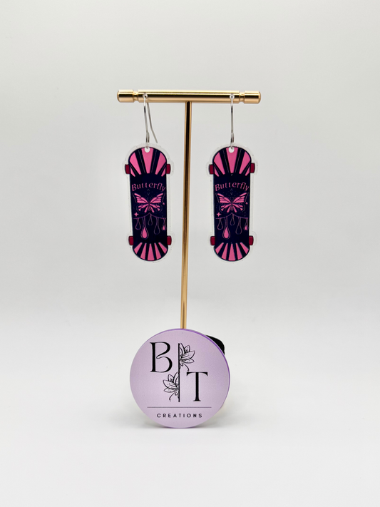 Skateboard Earrings