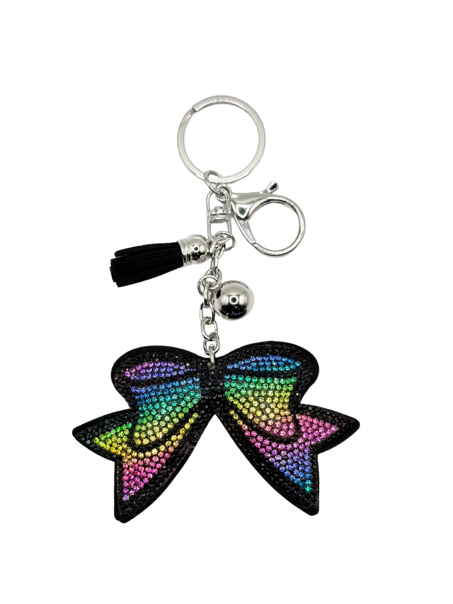 Bow Rhinestone Keychain