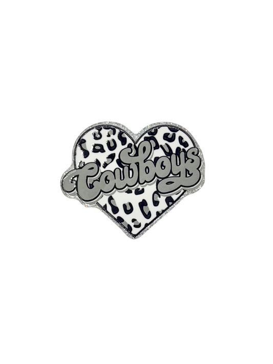 DC Heart Acrylic