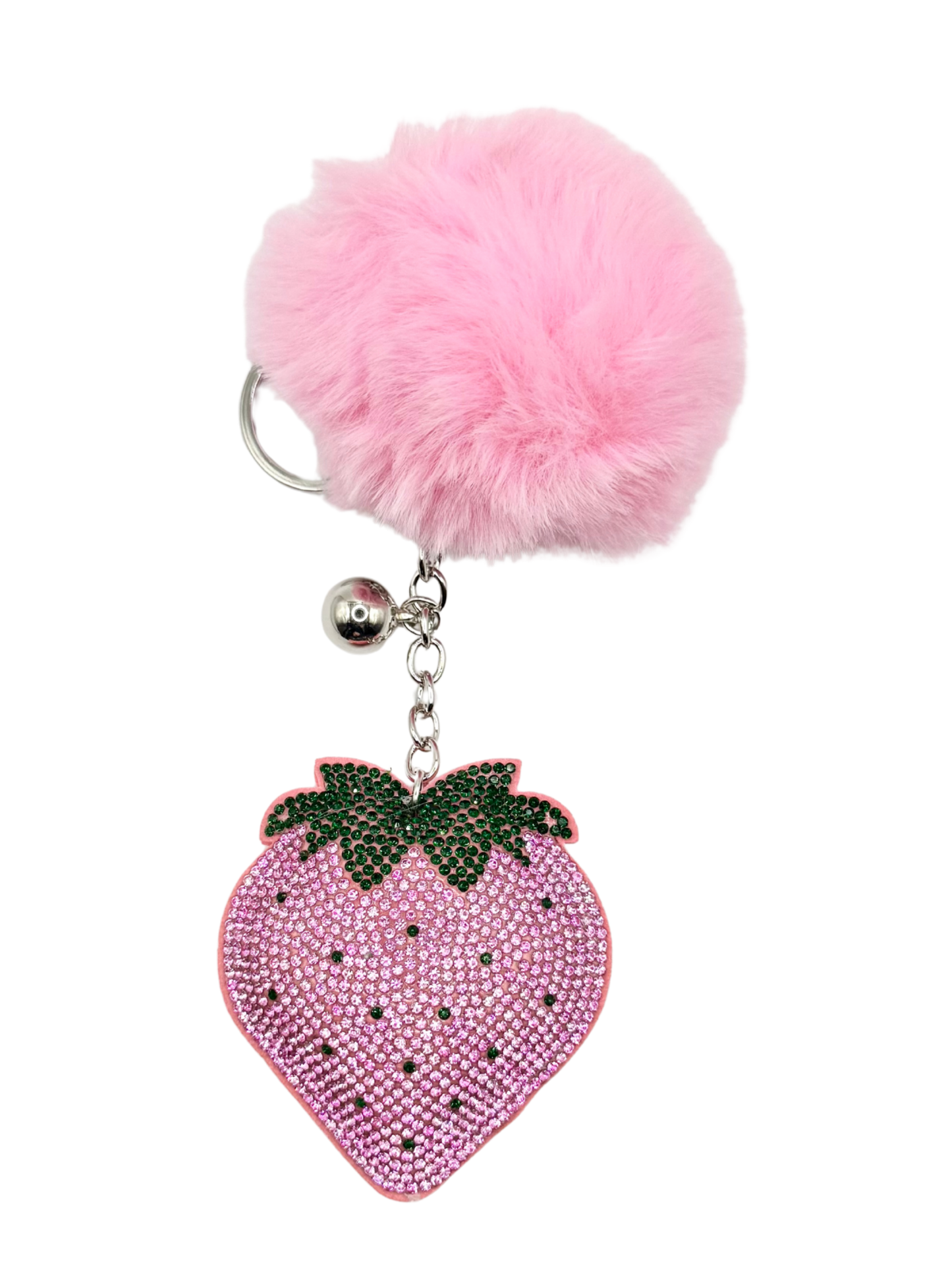 Fruit Rhinestone Keychain