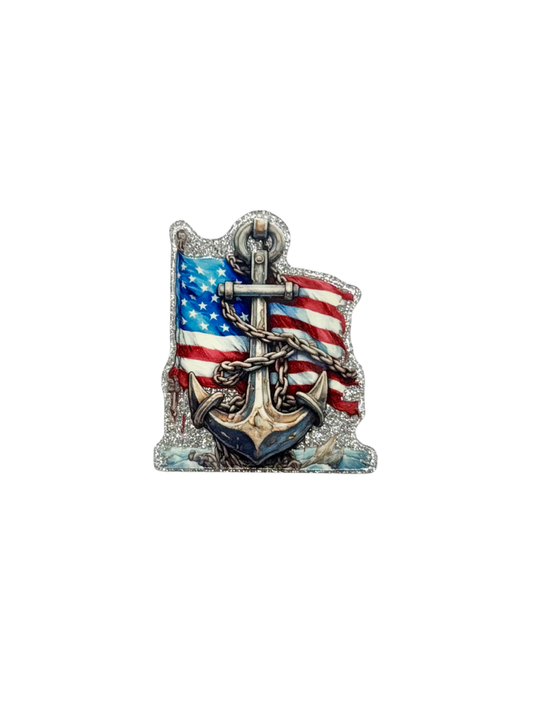 American Flag Anchor Acrylic