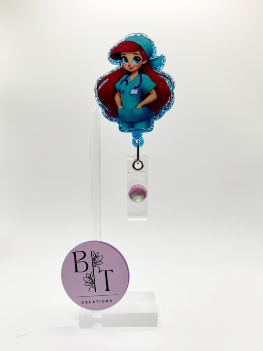 Princess Badge Reel W/ Velcro