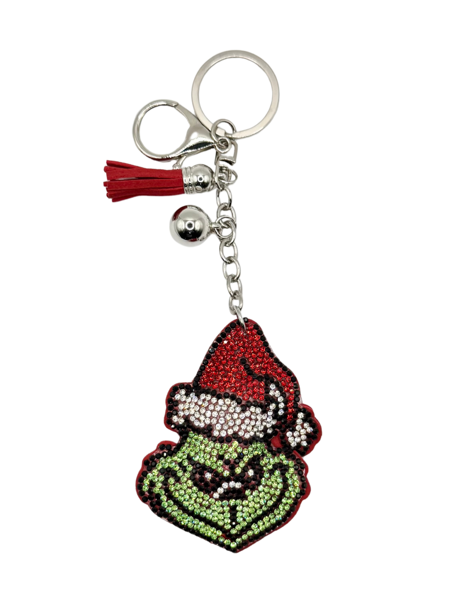 Green Guy Rhinestone Keychain