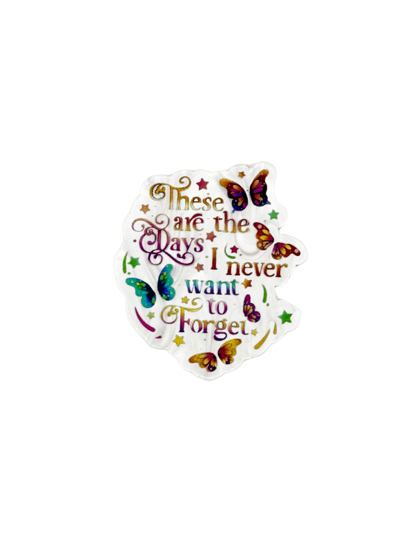 These Are The Days I Never Want To Forget Acrylic