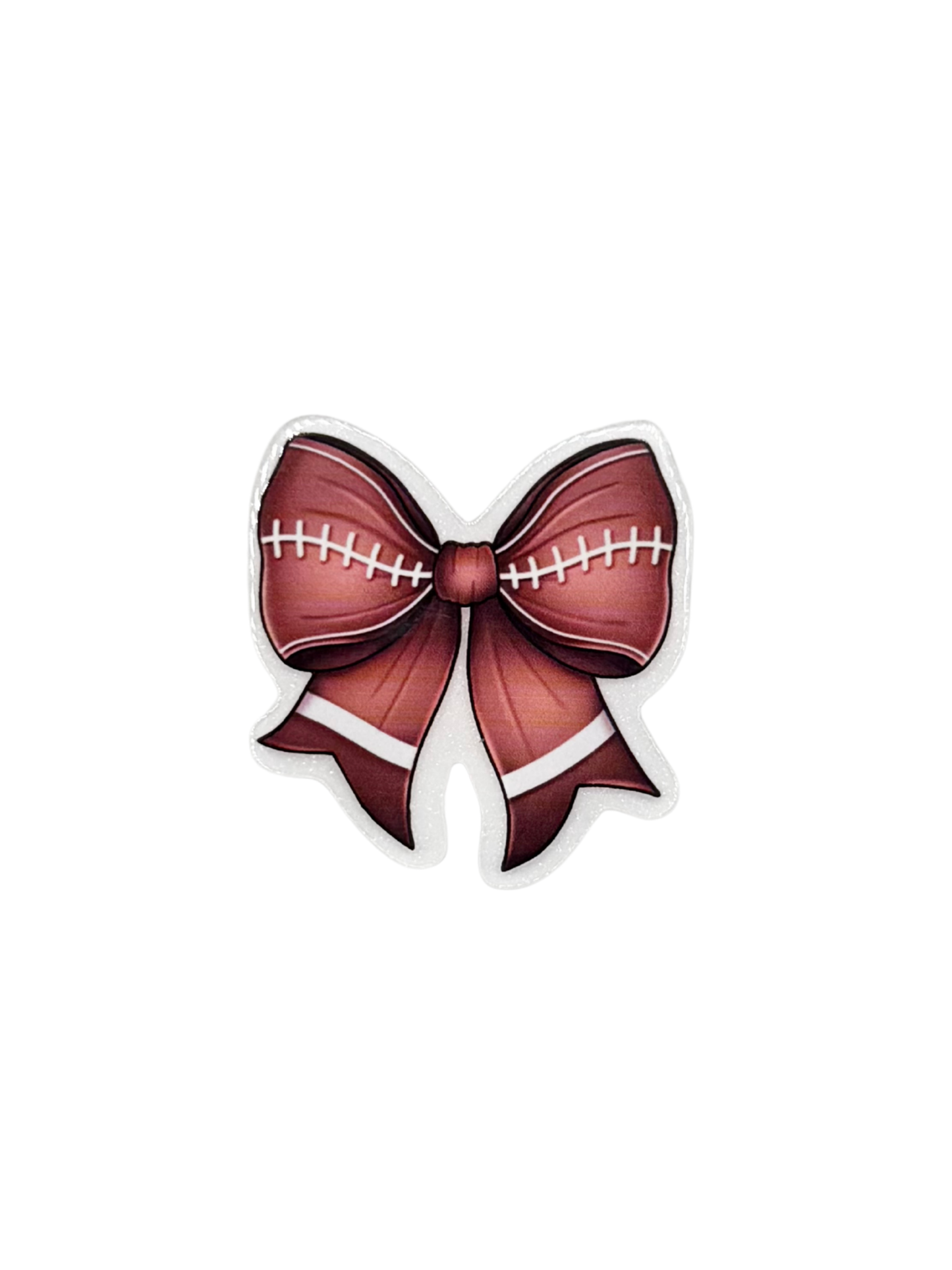 Football Bow Acrylic
