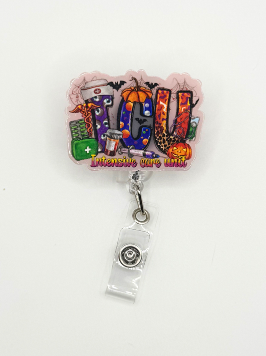 Halloween ICU Badge Reel