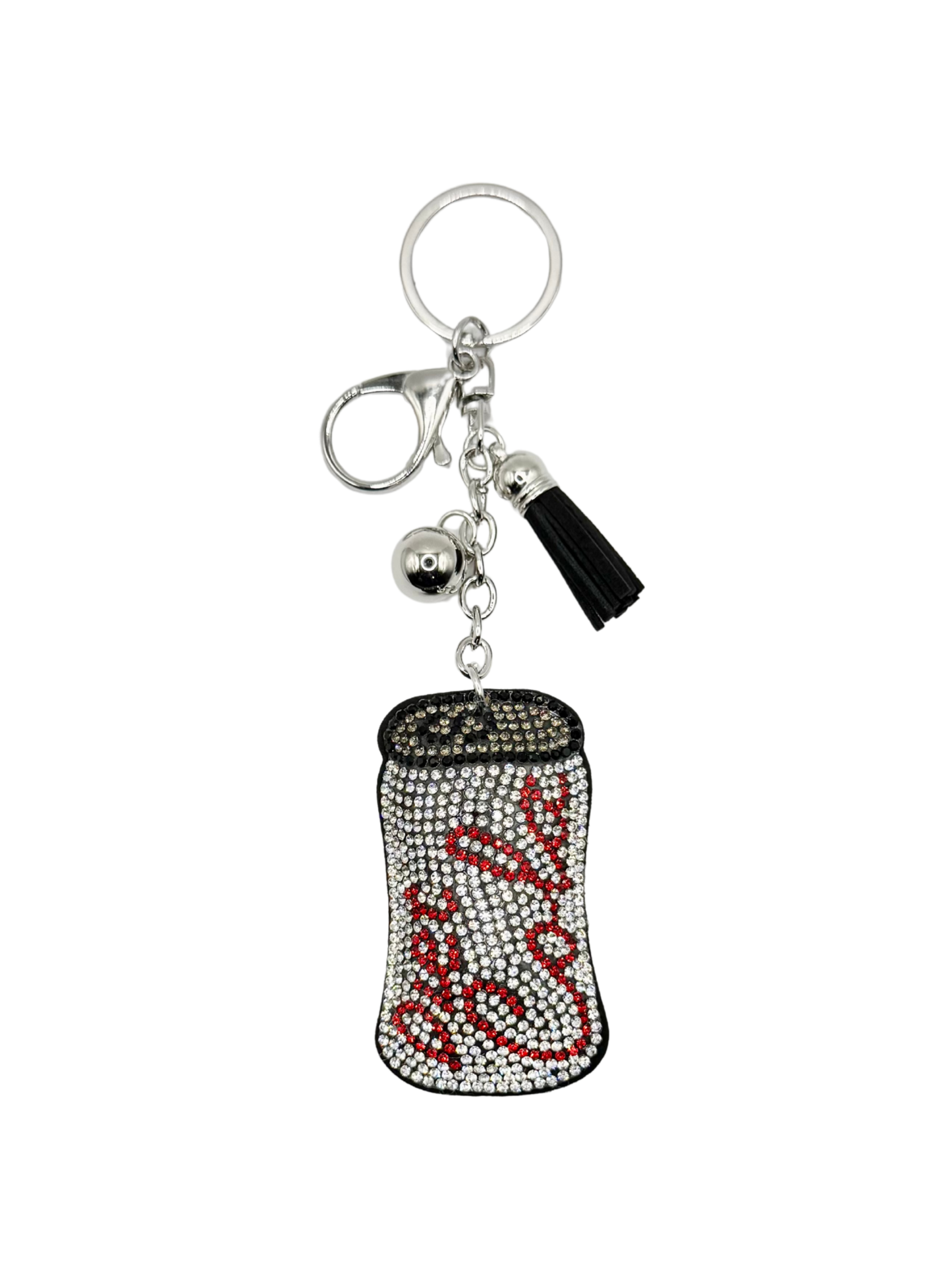 Diet Cola Rhinestone Keychain