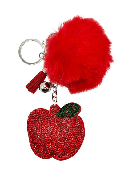 Fruit Rhinestone Keychain