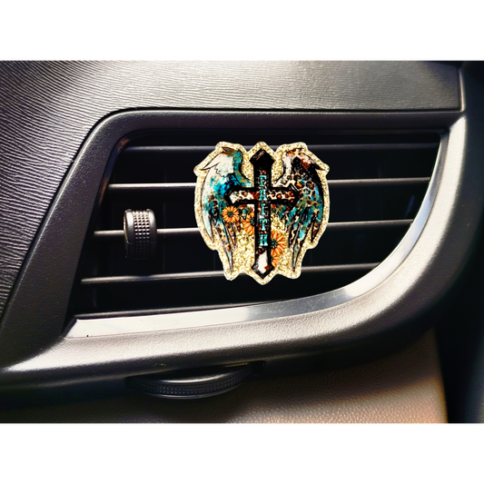 Faith Cross Car Vent Clip