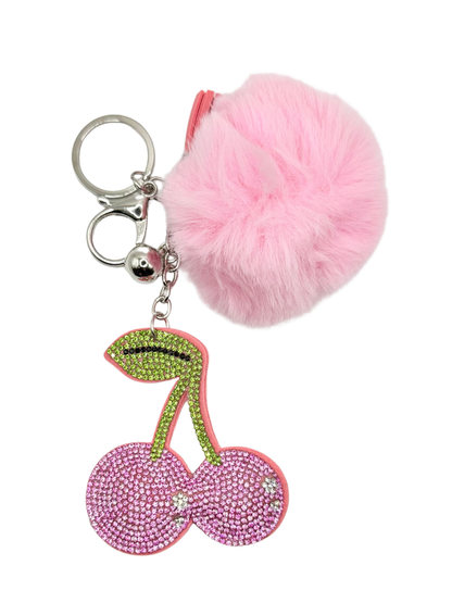 Fruit Rhinestone Keychain
