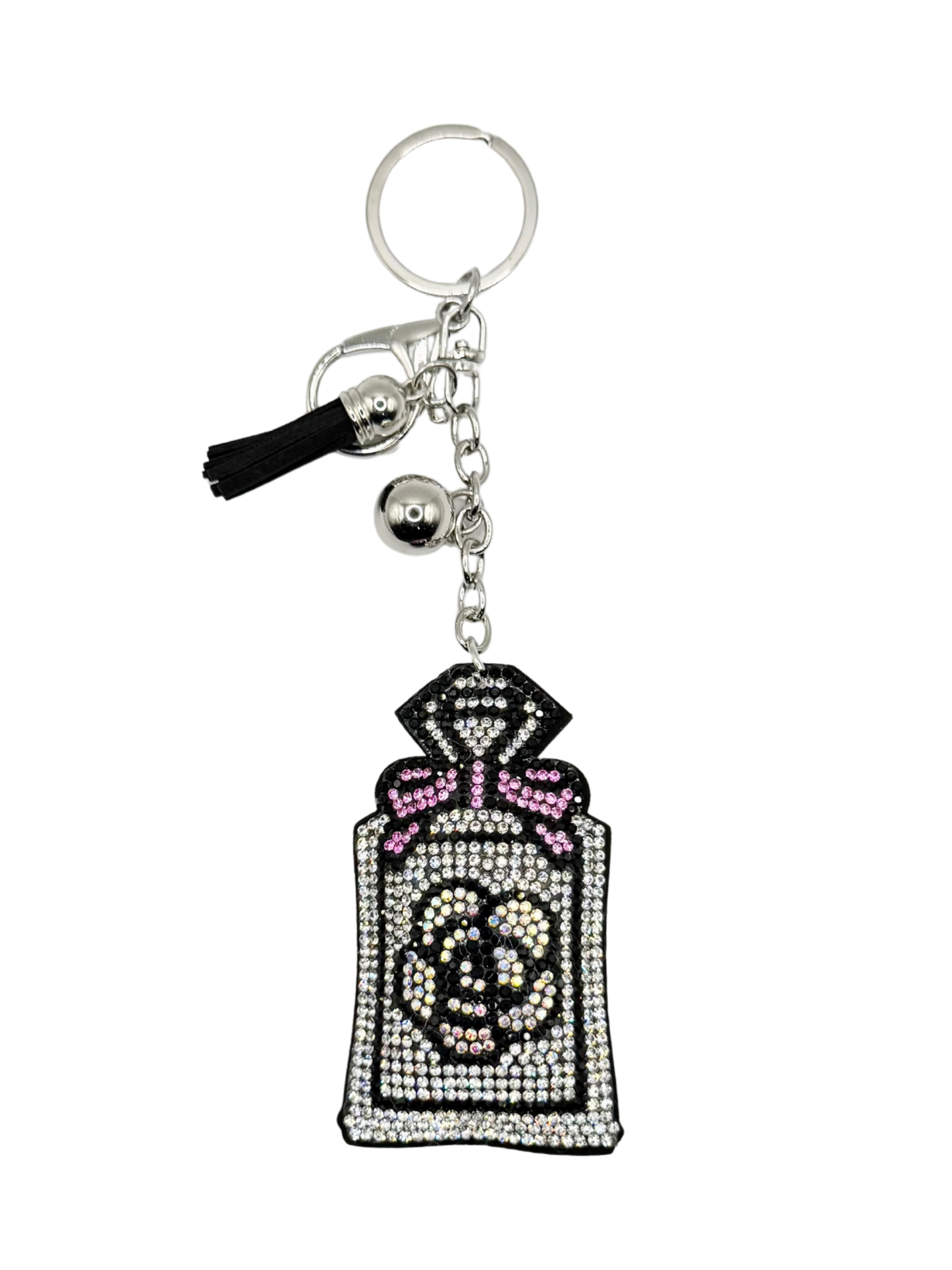 Perfume Rhinestone Keychain