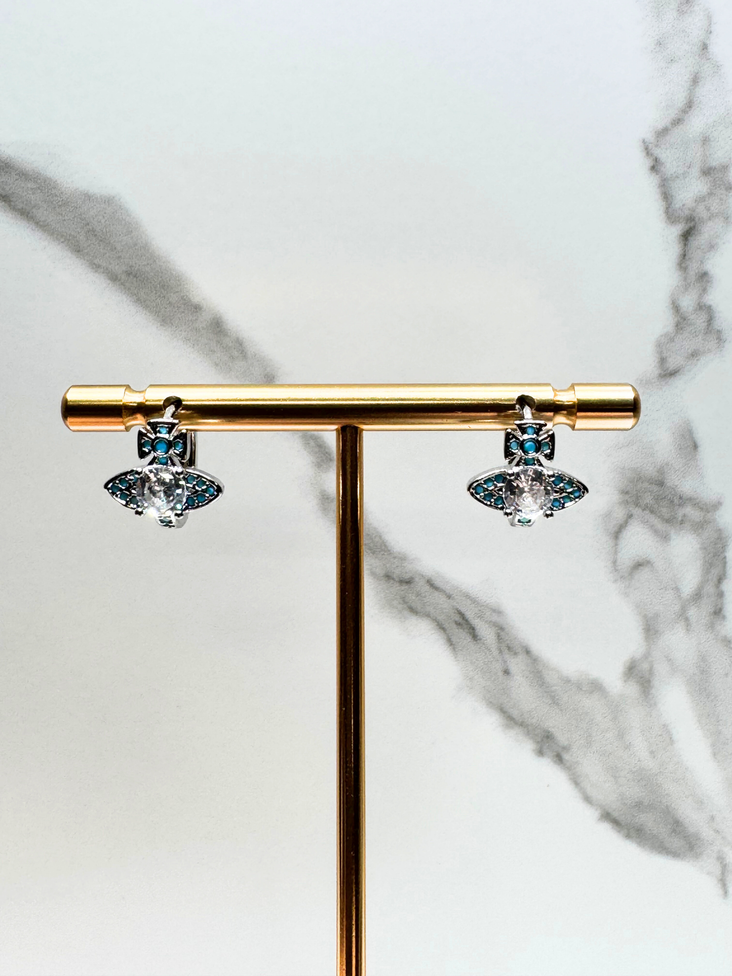 Turquoise Orb Earrings