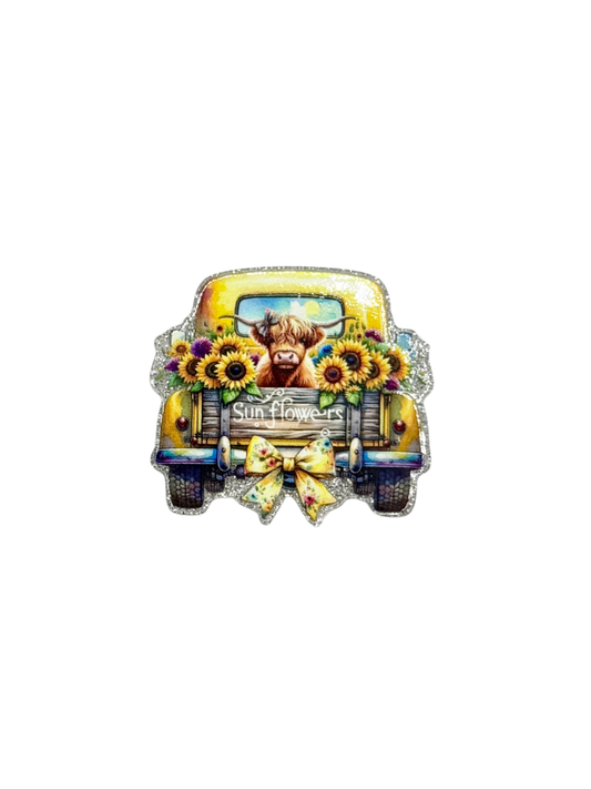 Sunflower Truck Acrylic