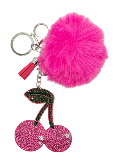 Fruit Rhinestone Keychain