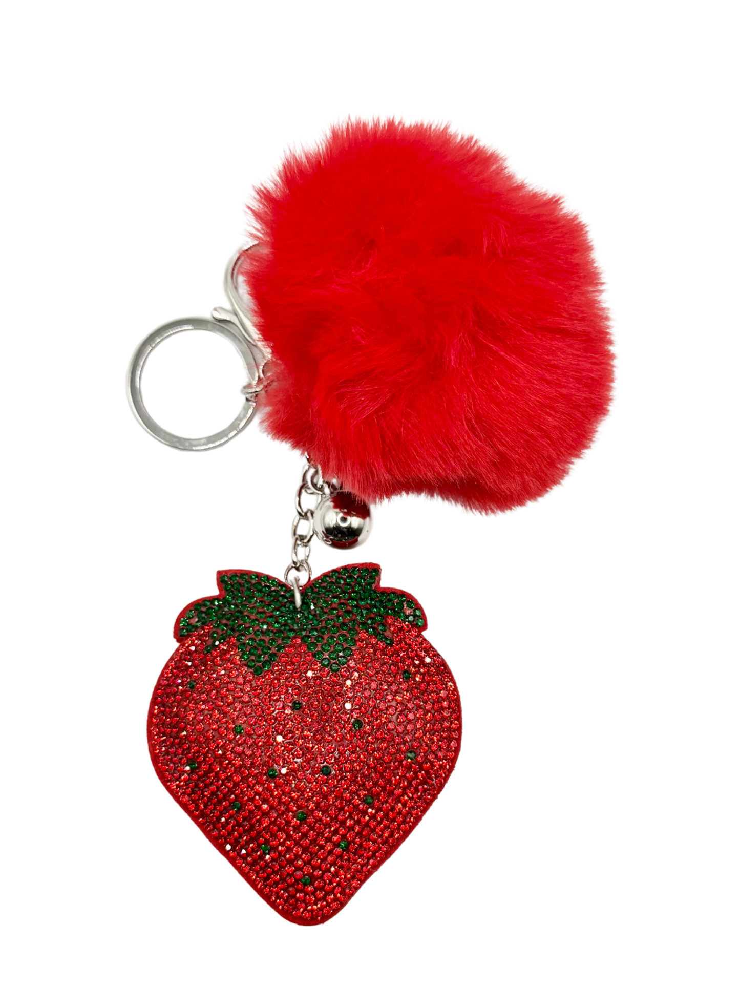 Fruit Rhinestone Keychain