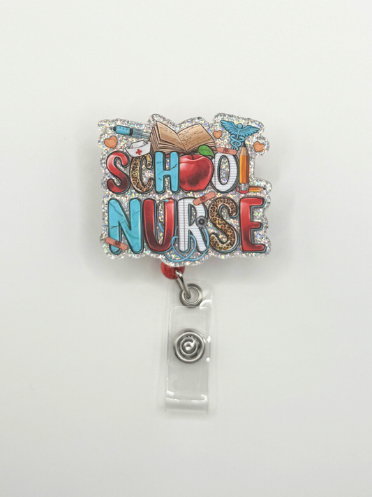 School Nurse Badge Reel