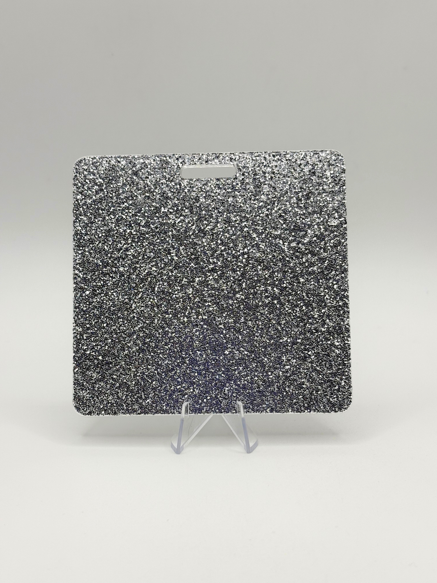 Silver Glitter Badge Buddy