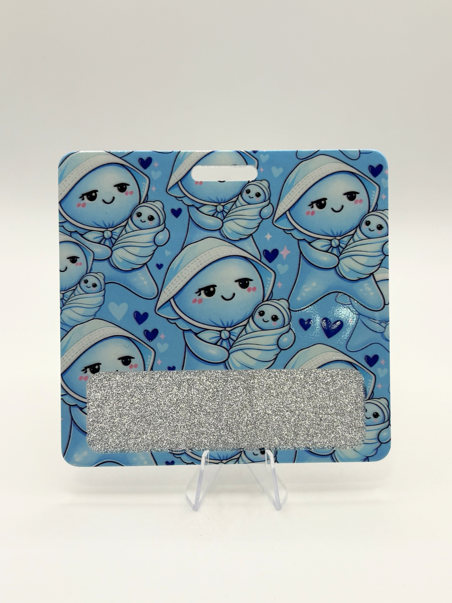 Blue Glove Baby Badge Buddy